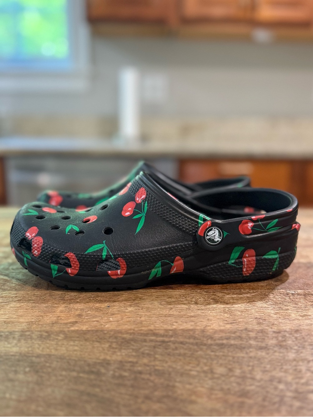 Crocs Cherry Print Classic Clogs